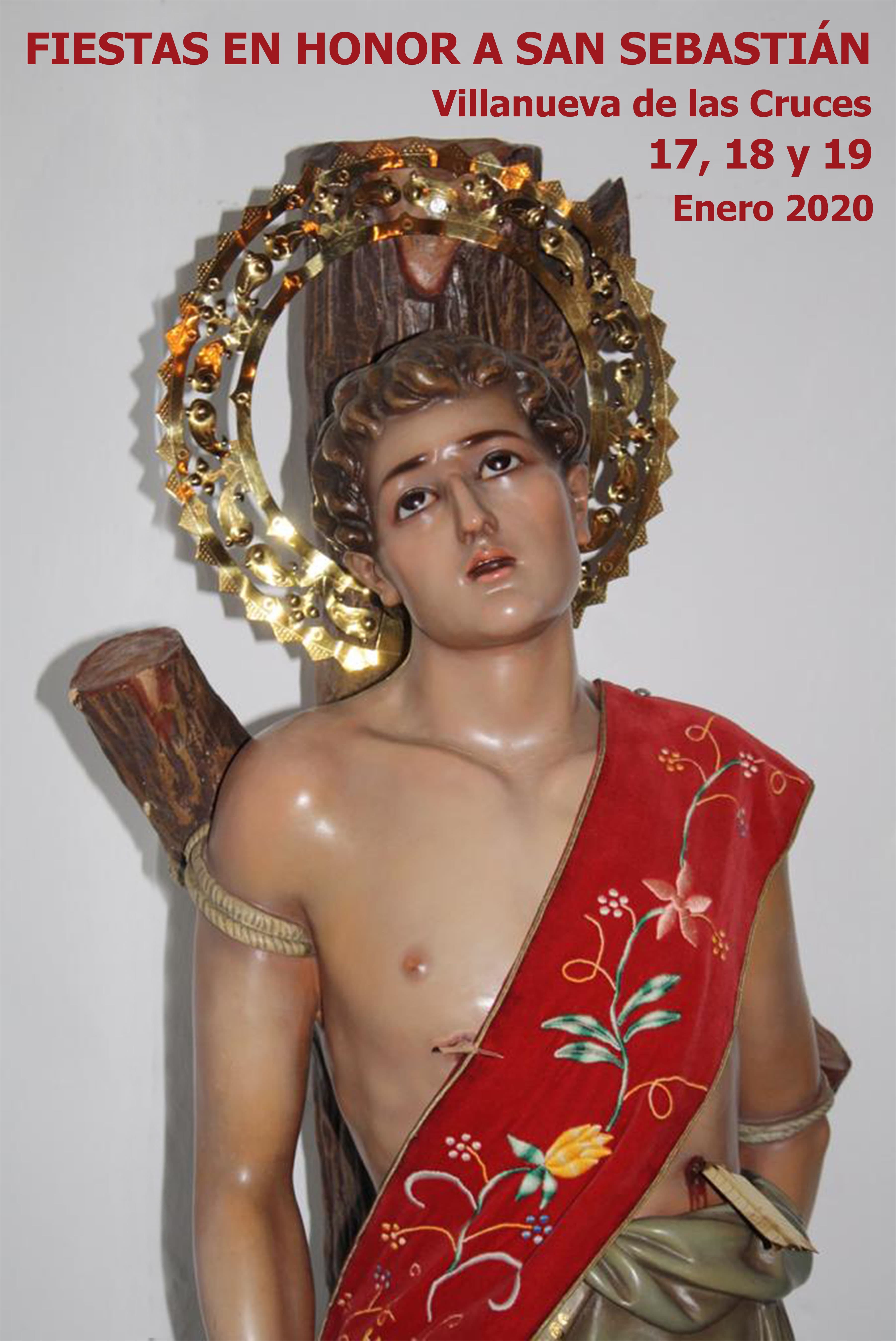 Fiestas patronales en honor a San Sebastián 2020 Villanueva de las Cruces